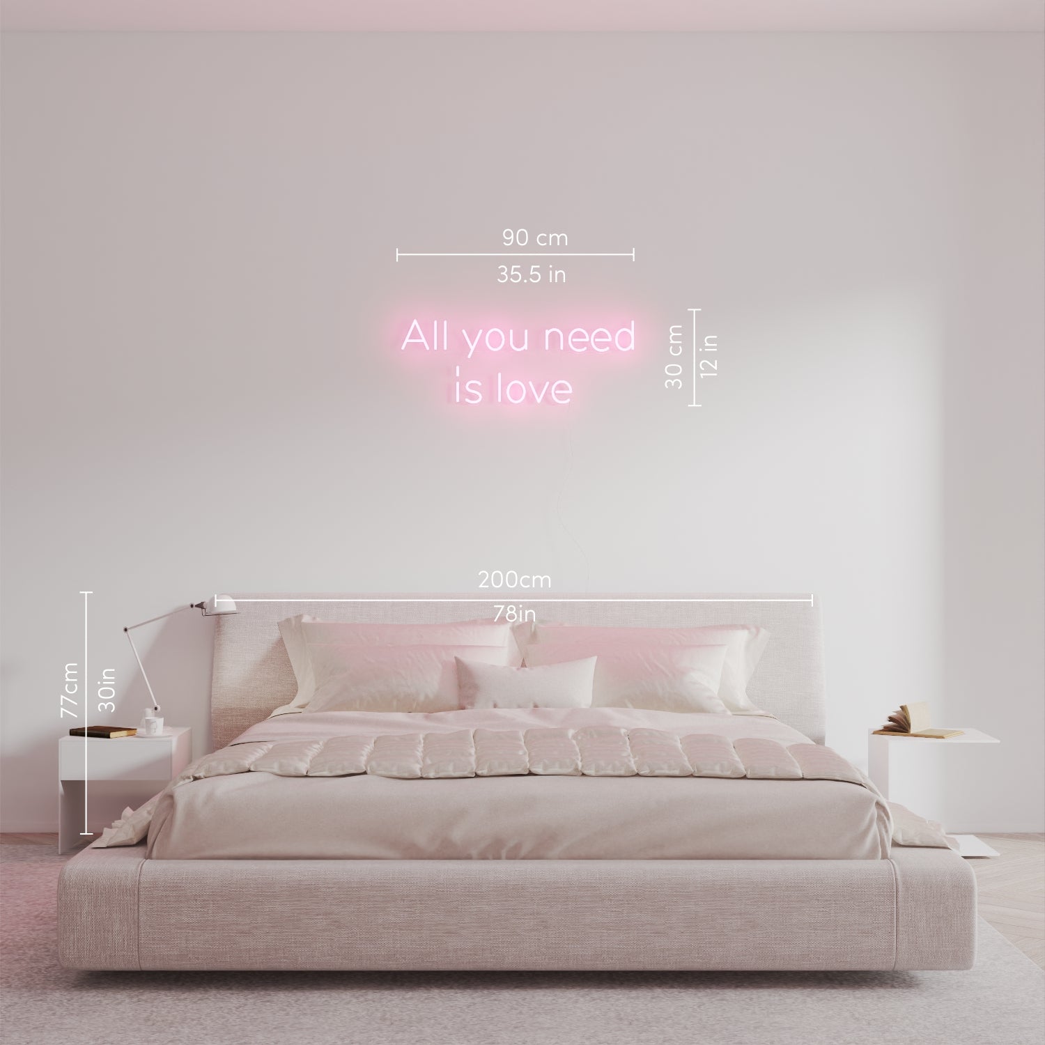 All you need is love - LED neon sign