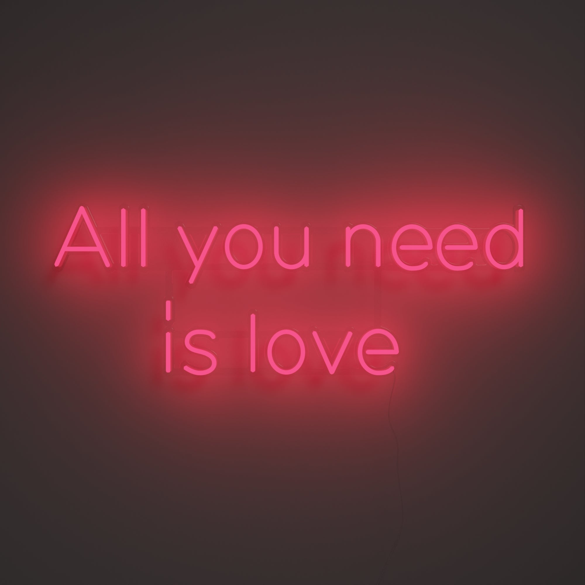 All you need is love - LED neon sign