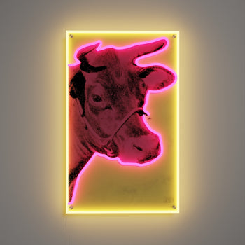 Cow by Andy Warhol - LED neon sign