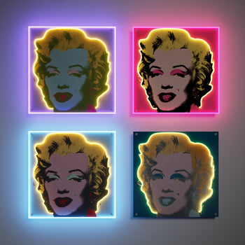 Marilyn Deluxe by Andy Warhol - LED neon sign