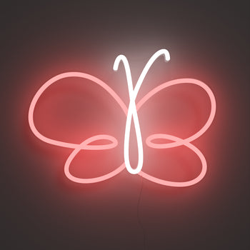 Butterfly Swirl - LED neon sign
