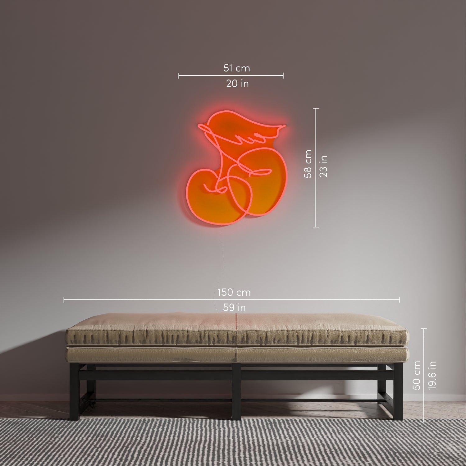 Crazy Cherry by Girl Knew York - LED Neon Sign