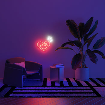 Heart by Smiley World x André Saraiva - LED neon sign