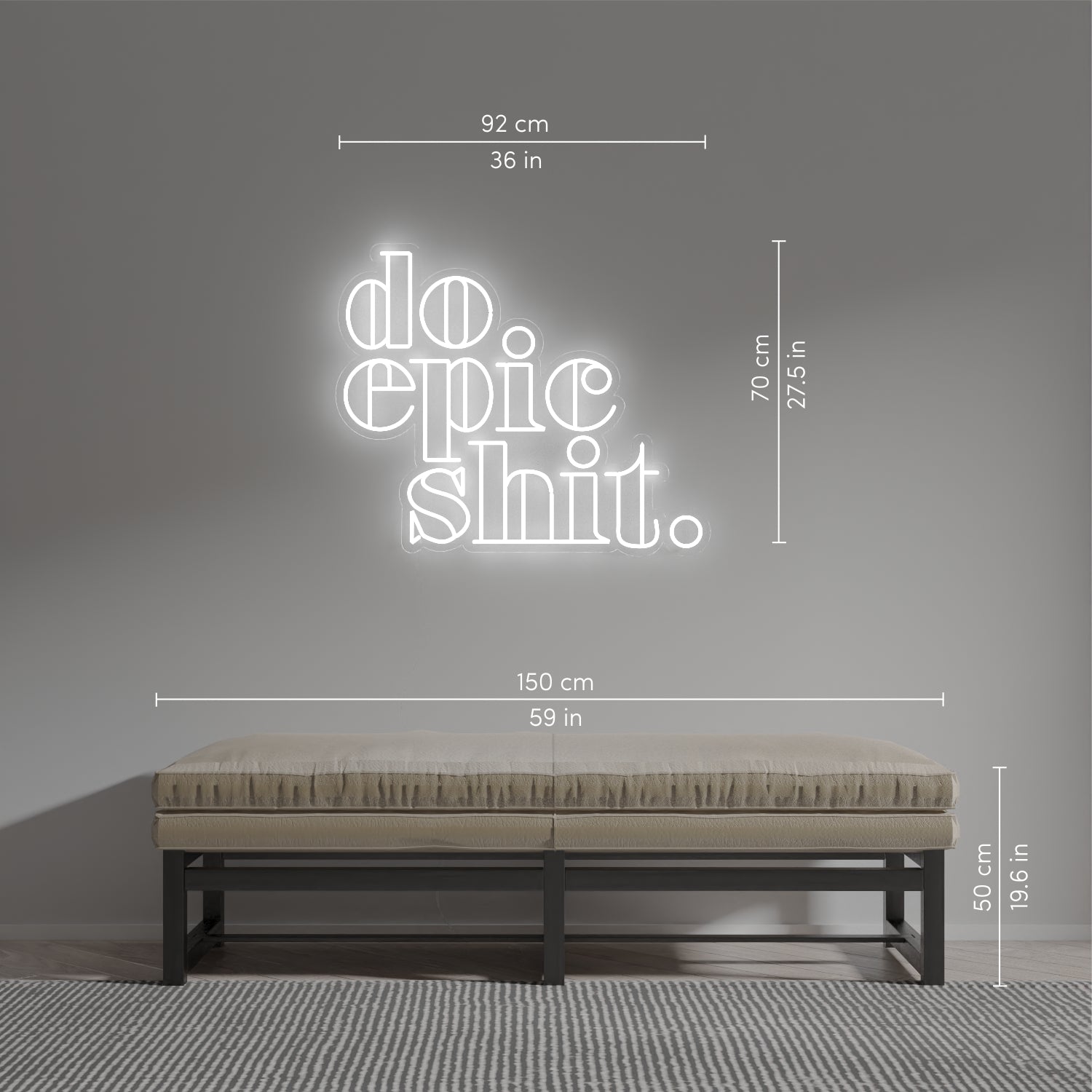 Do Epic Shit - LED neon sign