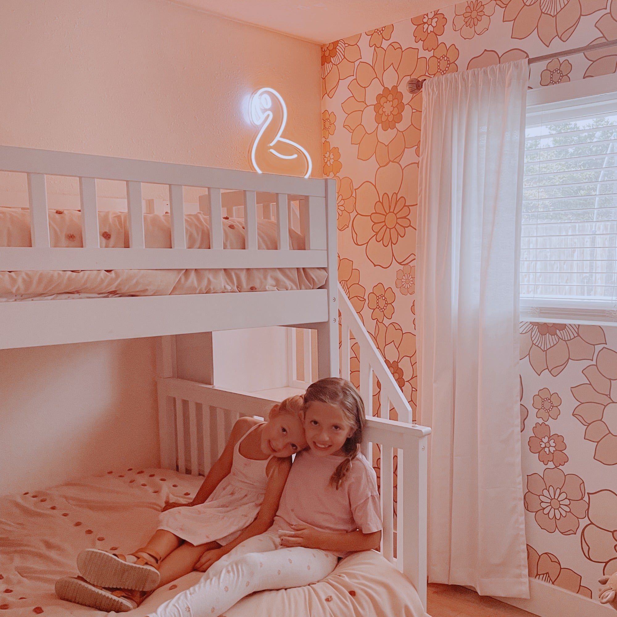 フラミンゴバルーン - LEDネオンサイン