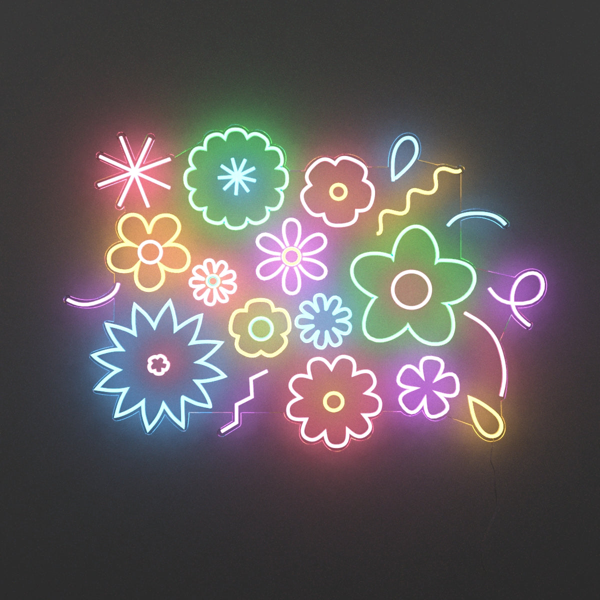 Flower Power by Emily Eldridge - LED Neon Sign - YELLOWPOP USA