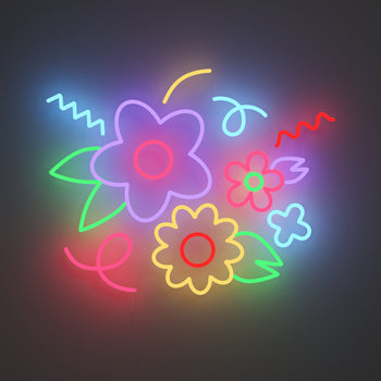 Baby Bouquet by Emily Eldridge - LED neon sign