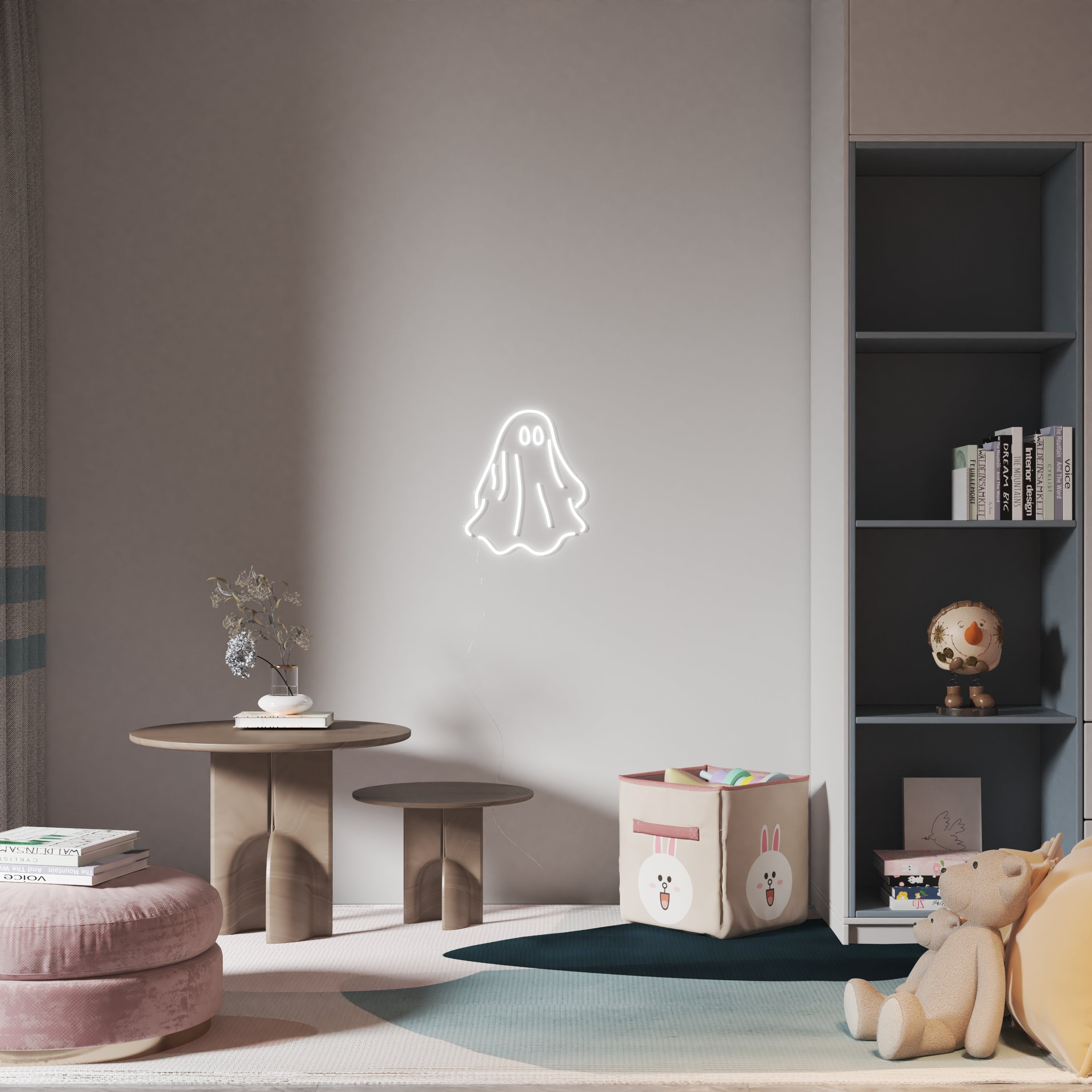 Sheet Ghost - LED neon sign