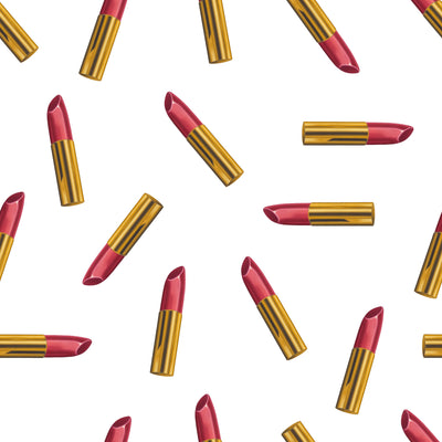 Lipstick Pattern Wallpaper by Tom Wesselmann