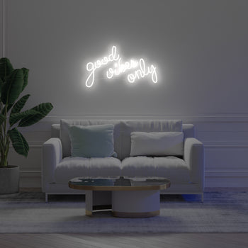 Good Vibes Only - LED neon sign