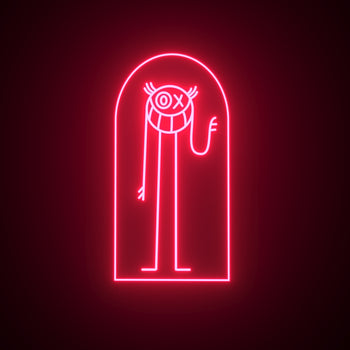 Hello Mr A © - LED neon sign by André Saraiva