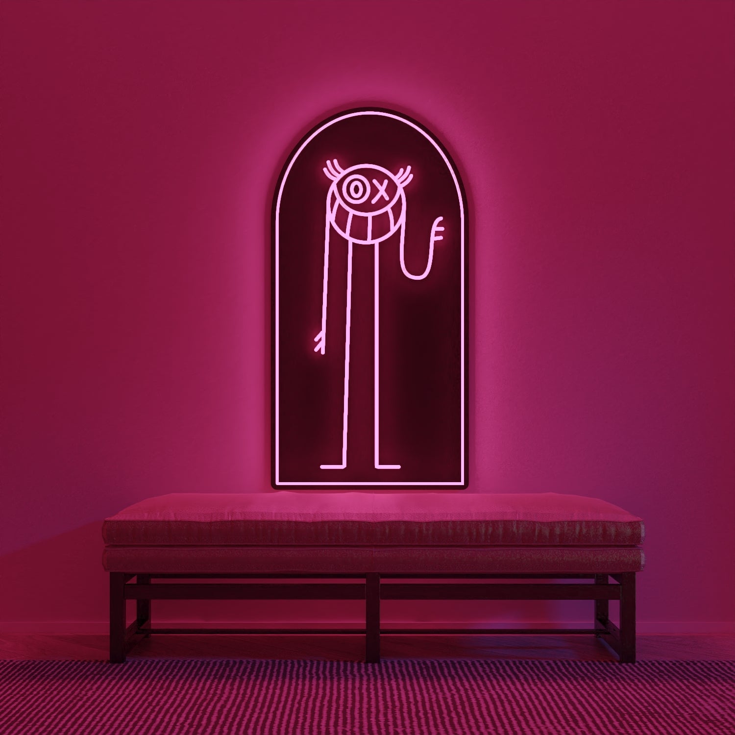 Hello Mr A © - LED neon sign by André Saraiva