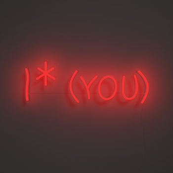 I * You, LED neon sign