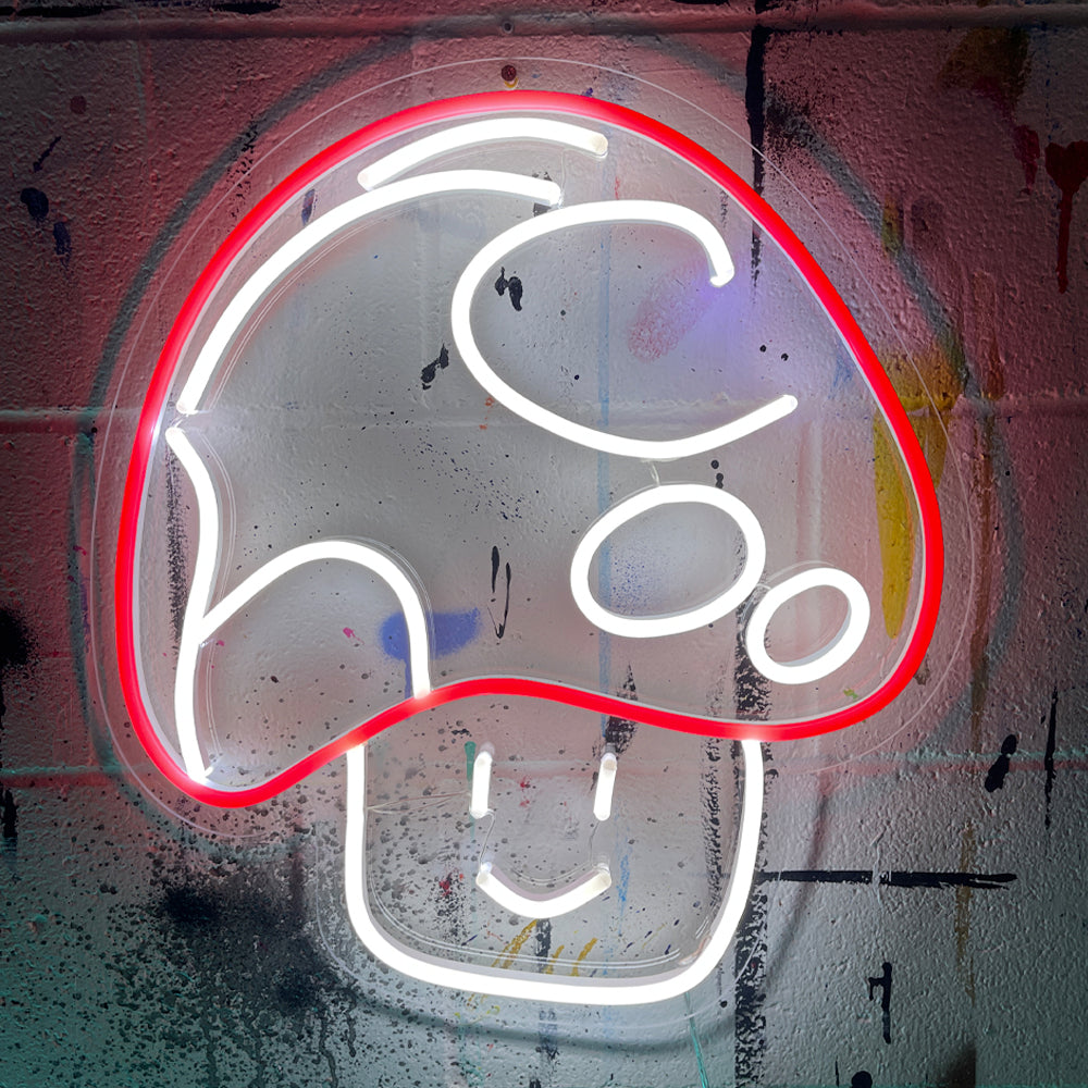 グレゴリー・シフ作「マッシュルーム」LEDネオンサイン