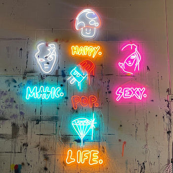 Handsome by Gregory Siff, LED Neon Sign