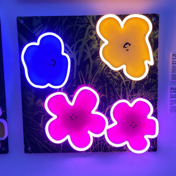 Flowers Deluxe by Andy Warhol - LED neon sign
