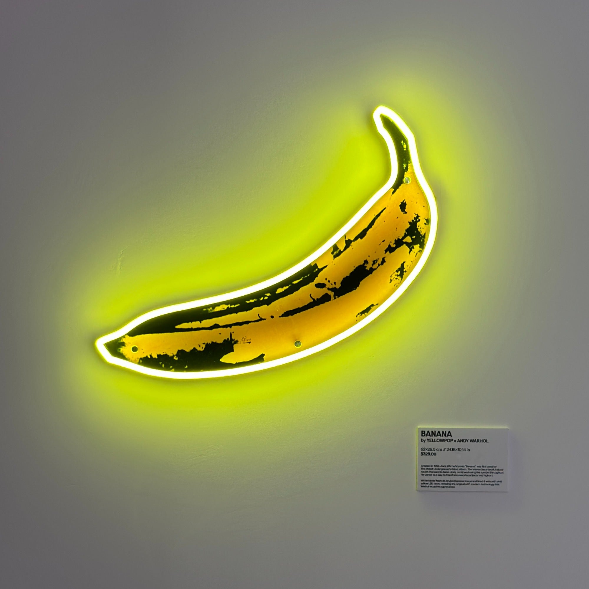 Banana by Andy Warhol - LED neon sign