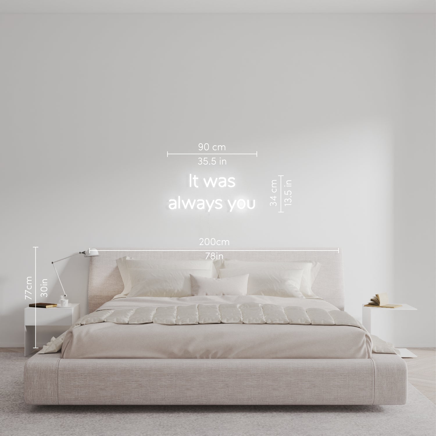 It was always you - LED neon sign
