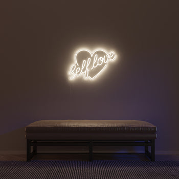 Self-Love by Jean André, LED neon sign