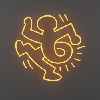 Twisted Man, YP x Keith Haring, LED neon sign