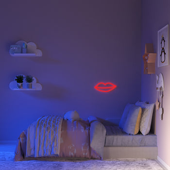Kissy Lips - LED neon sign