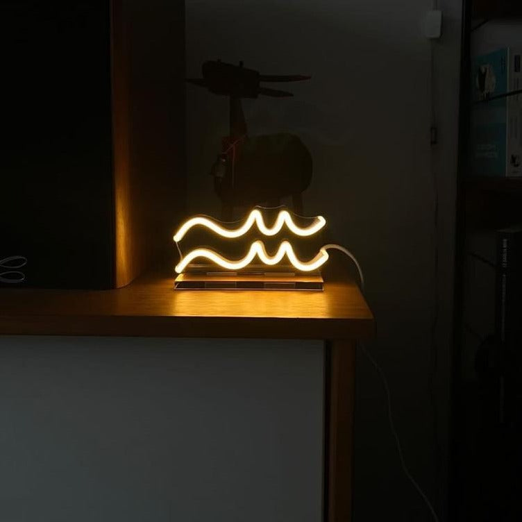 Aquarius, LED neon sign