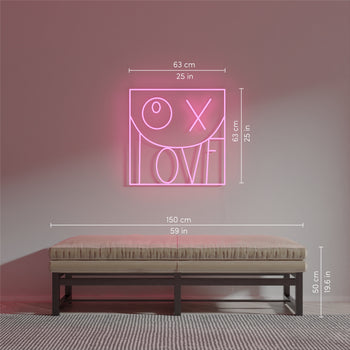 LOVE - LED neon sign by André Saraiva
