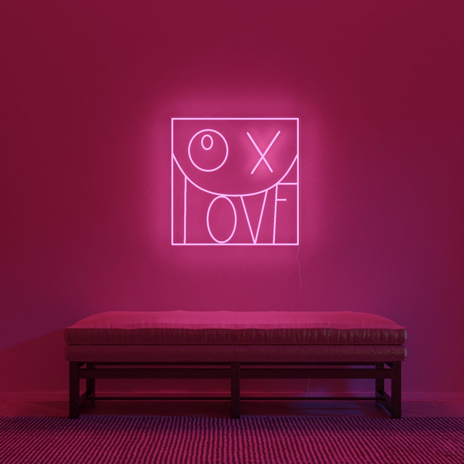 LOVE - LED neon sign by André Saraiva