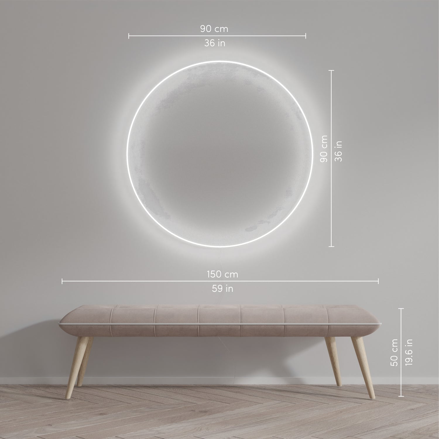 Circle 03 by Crosby Studios, LED Neon Sign