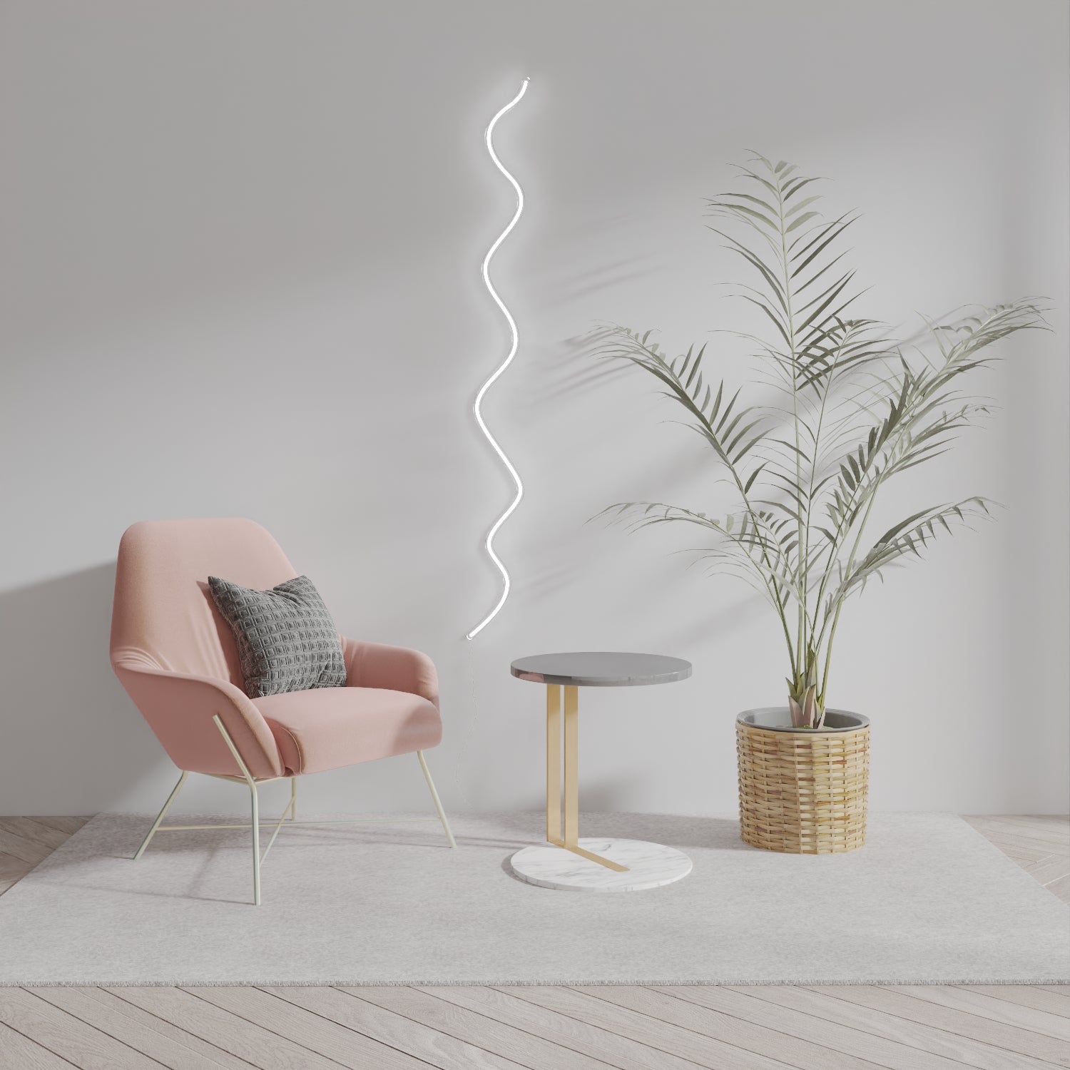 Squiggle by 2LG - LED neon sign