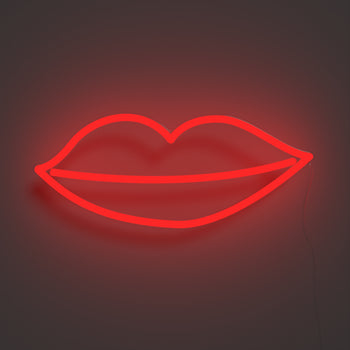 Kissy Lips - LED neon sign
