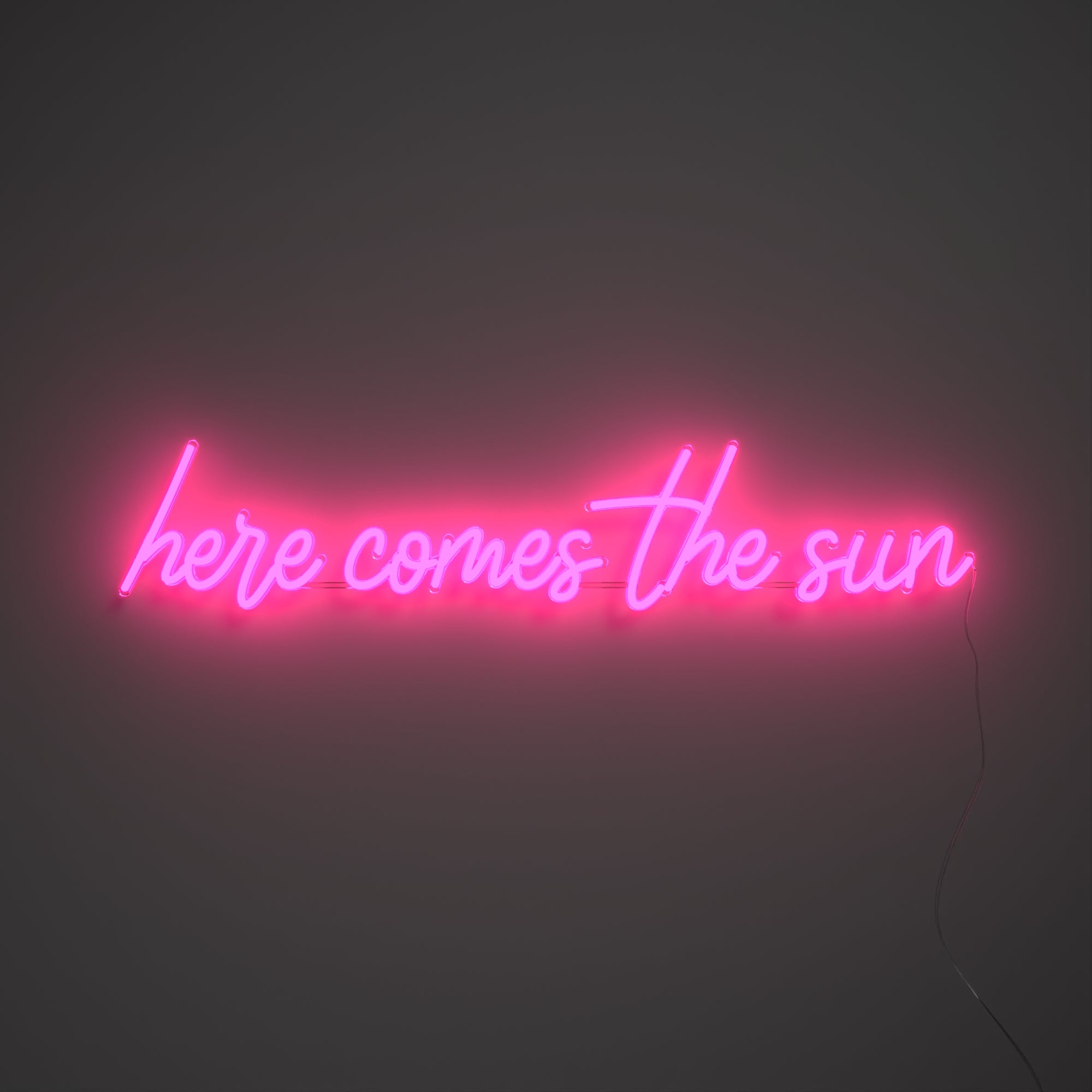 Here comes the sun - LED neon sign