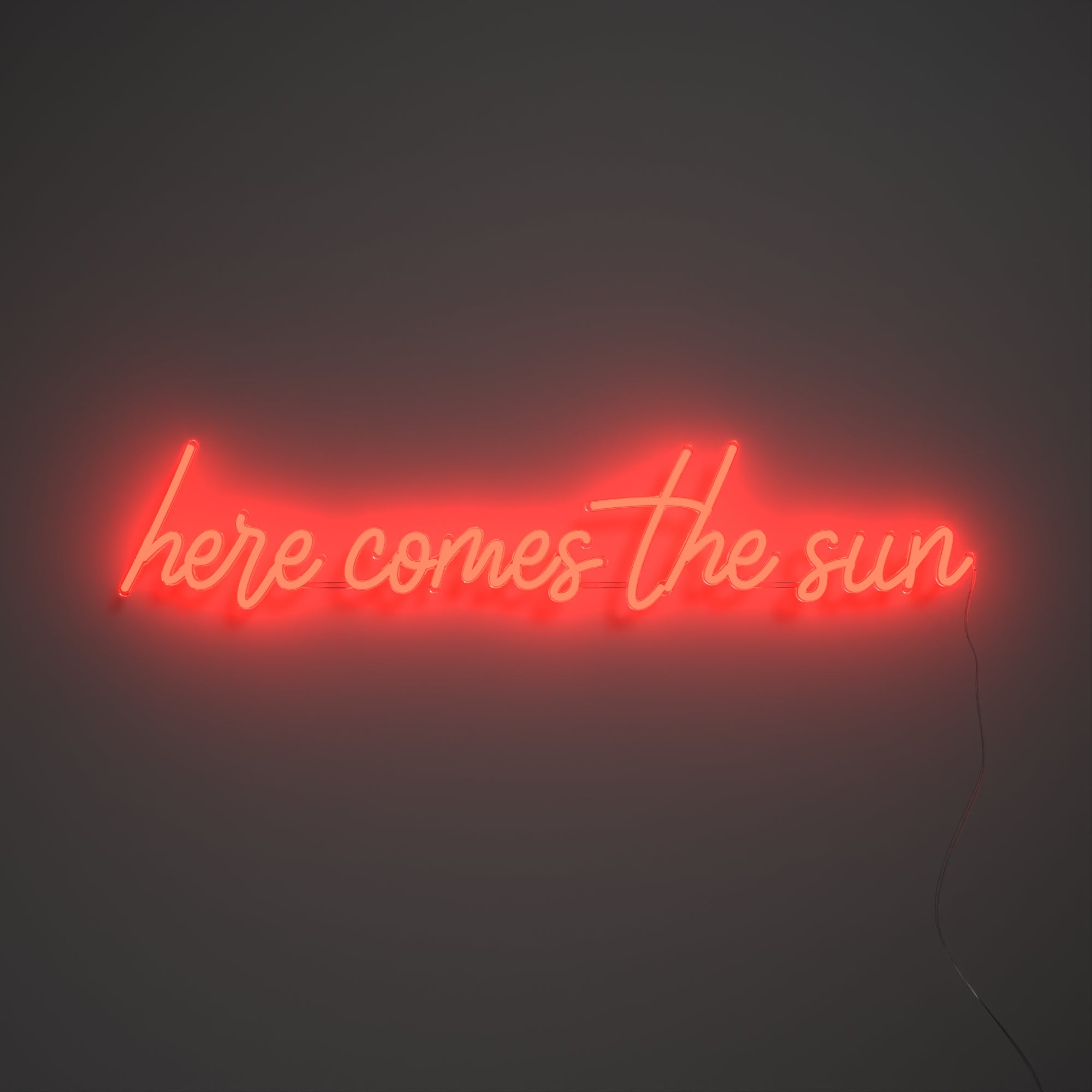 Here comes the sun - LED neon sign