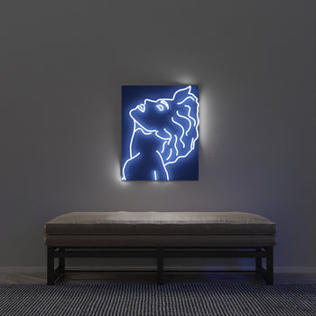 True Blue by Madonna, LED neon sign