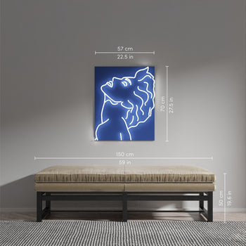 True Blue by Madonna, LED neon sign