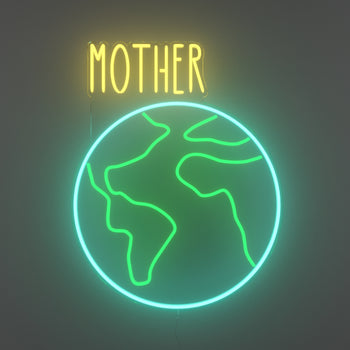 Mother Earth by Kelly Dabbah - LED Neon Sign