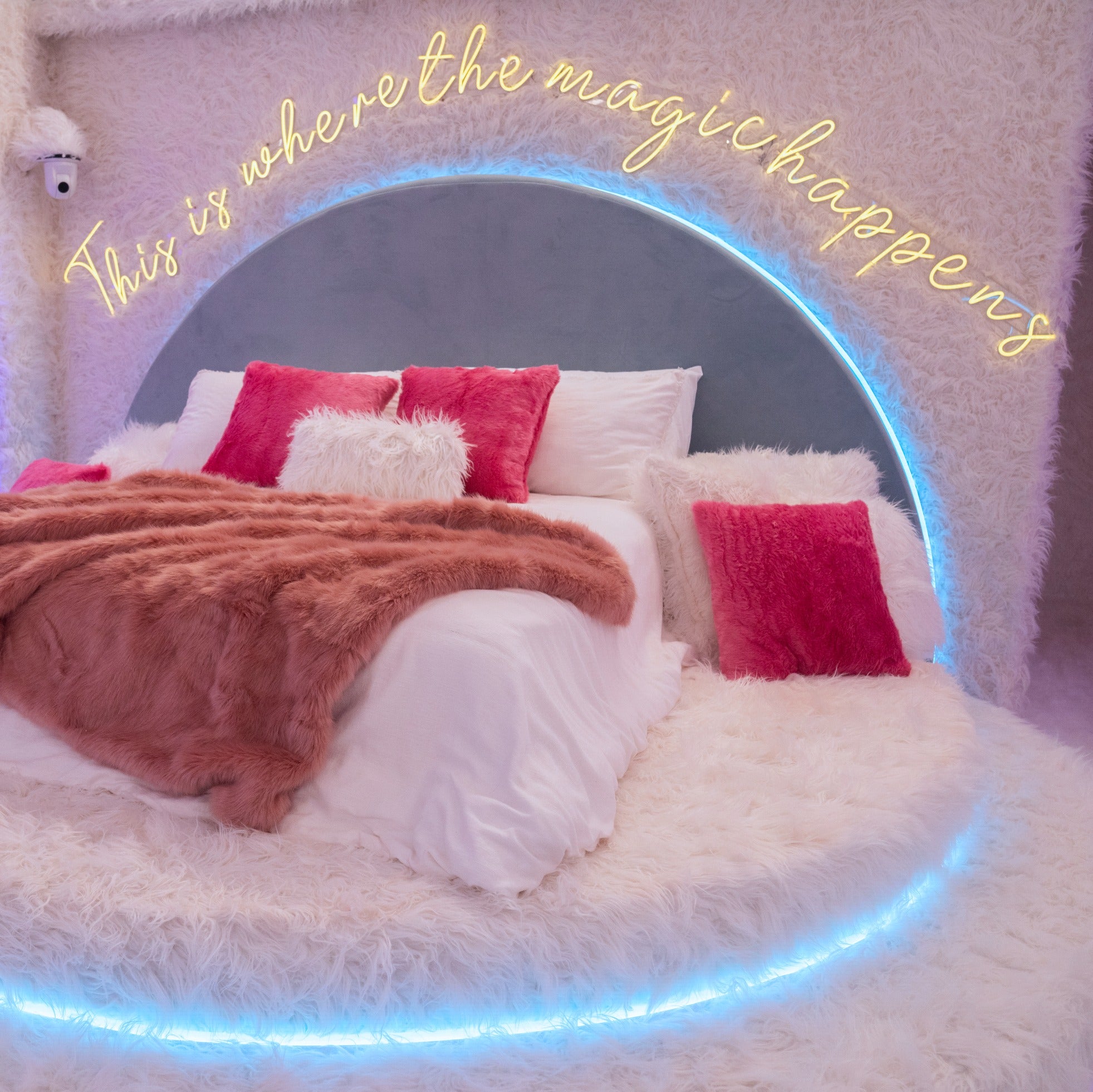 This is where the magic happens - LED neon sign