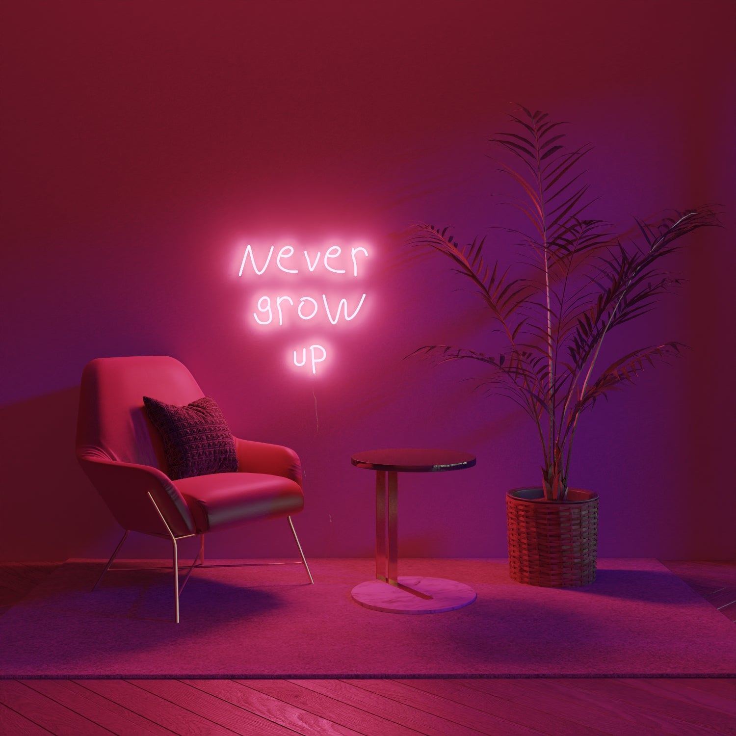 Never grow up - LED neon sign – YELLOWPOP