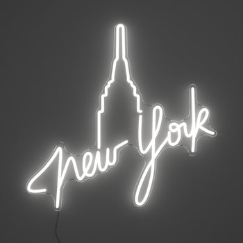 New York, LED neon sign