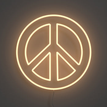 Peace & Love, LED neon sign