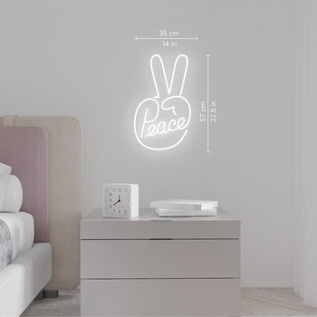 Peace by Ceizer, LED Neon Sign