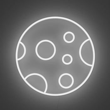 Moon - LED neon sign