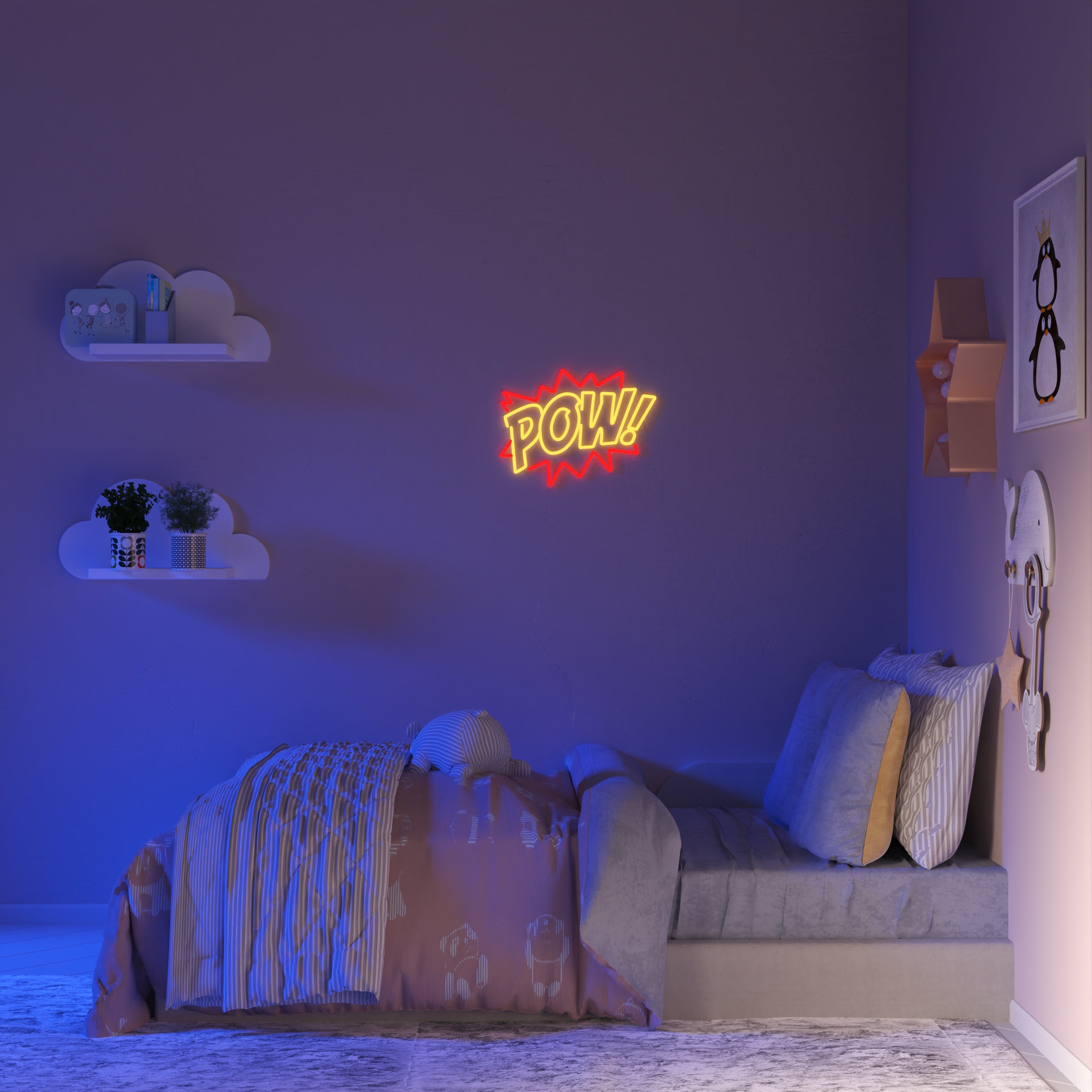 POW! - LED neon sign