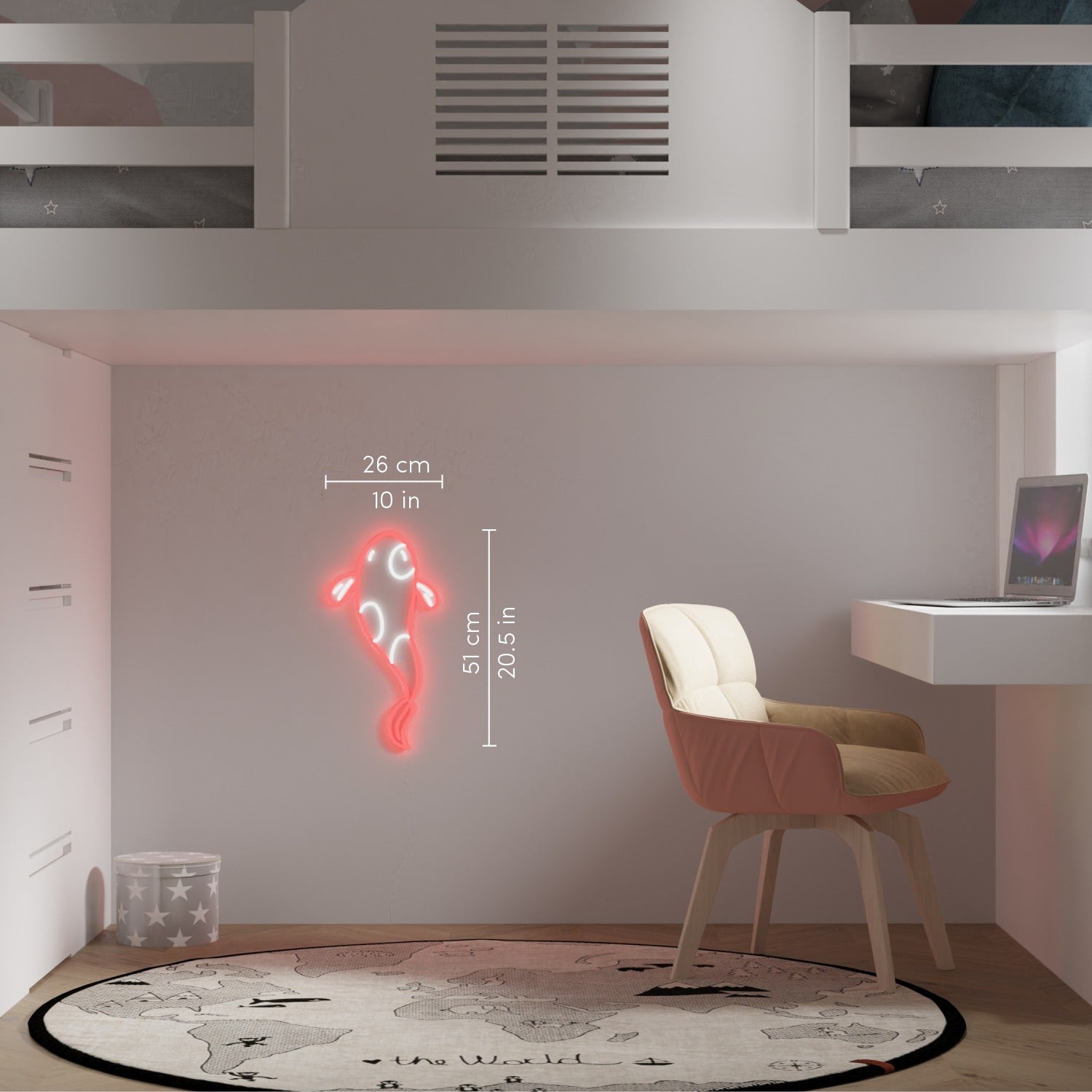 鯉 - LEDネオンサイン