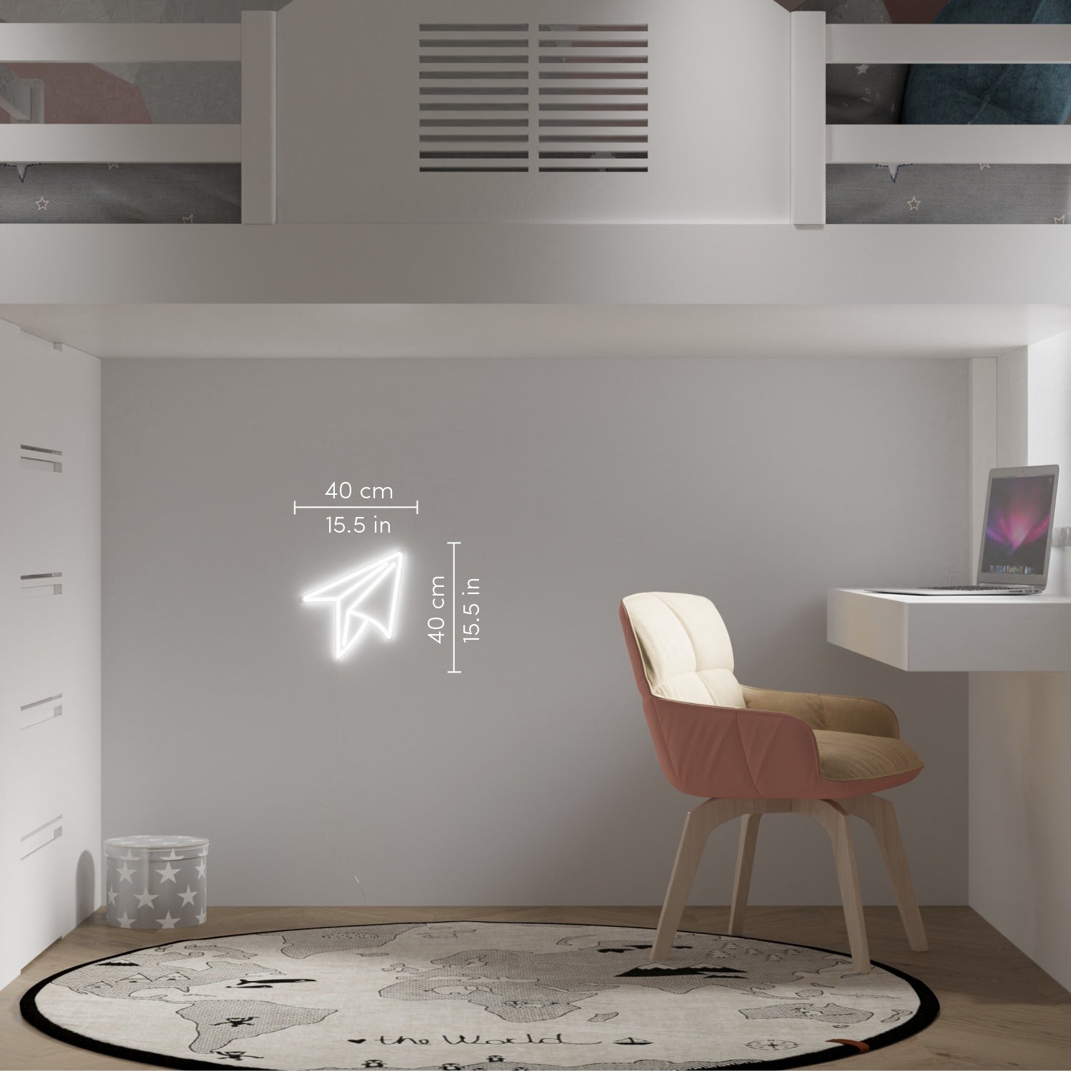 Paper Plane - LED neon sign