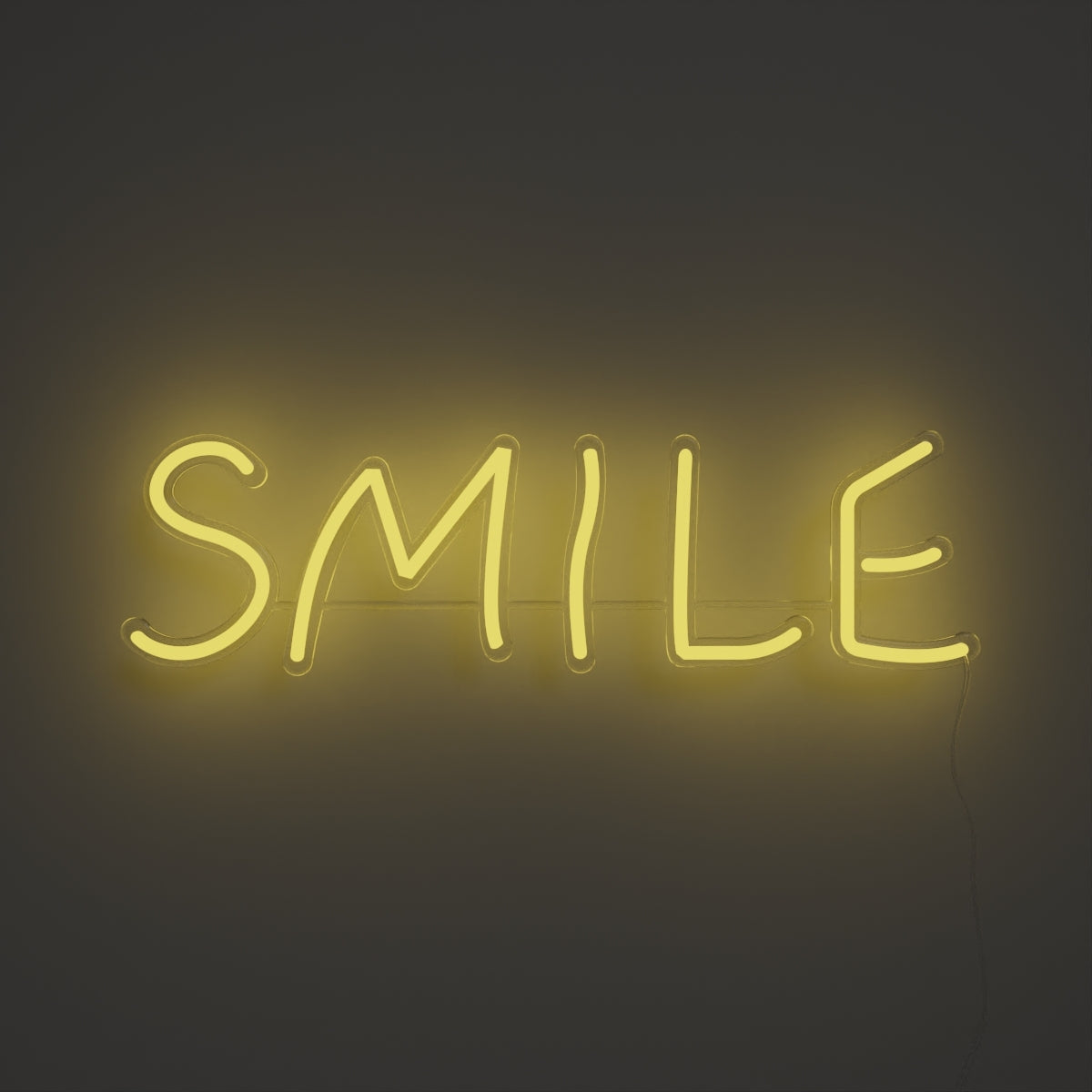 Smile, LED neon sign - YELLOWPOP USA