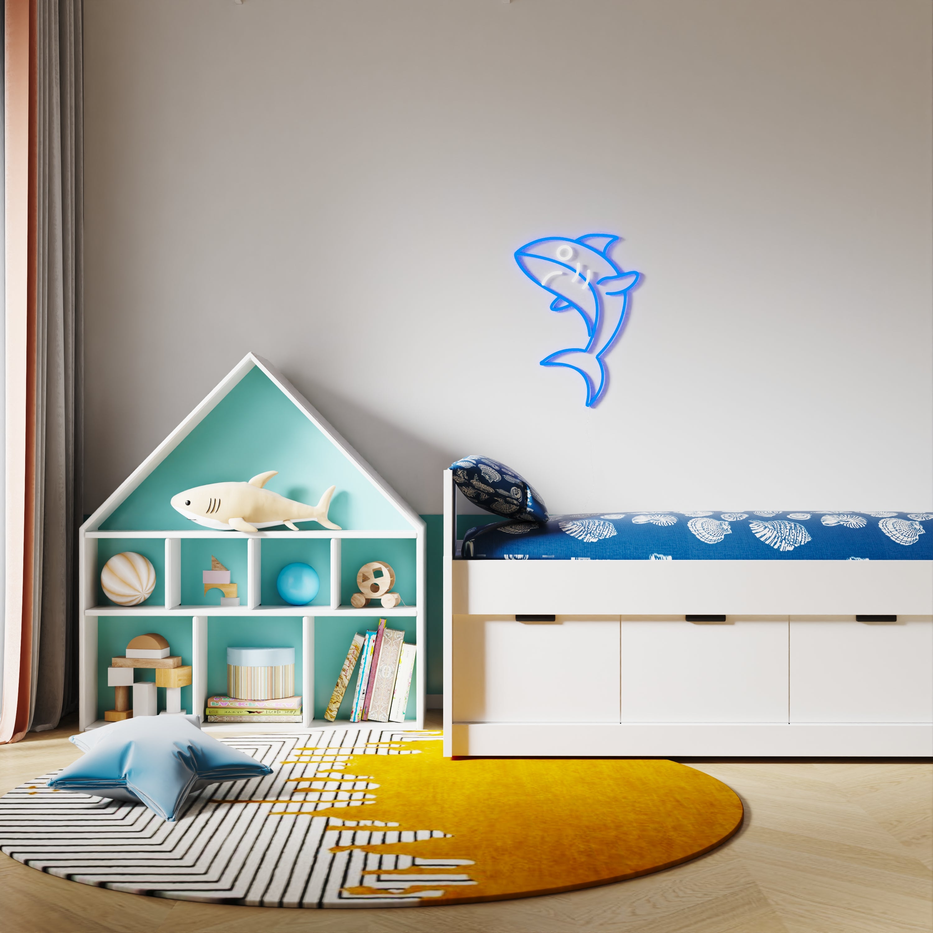 シャーキー - LEDネオンサイン