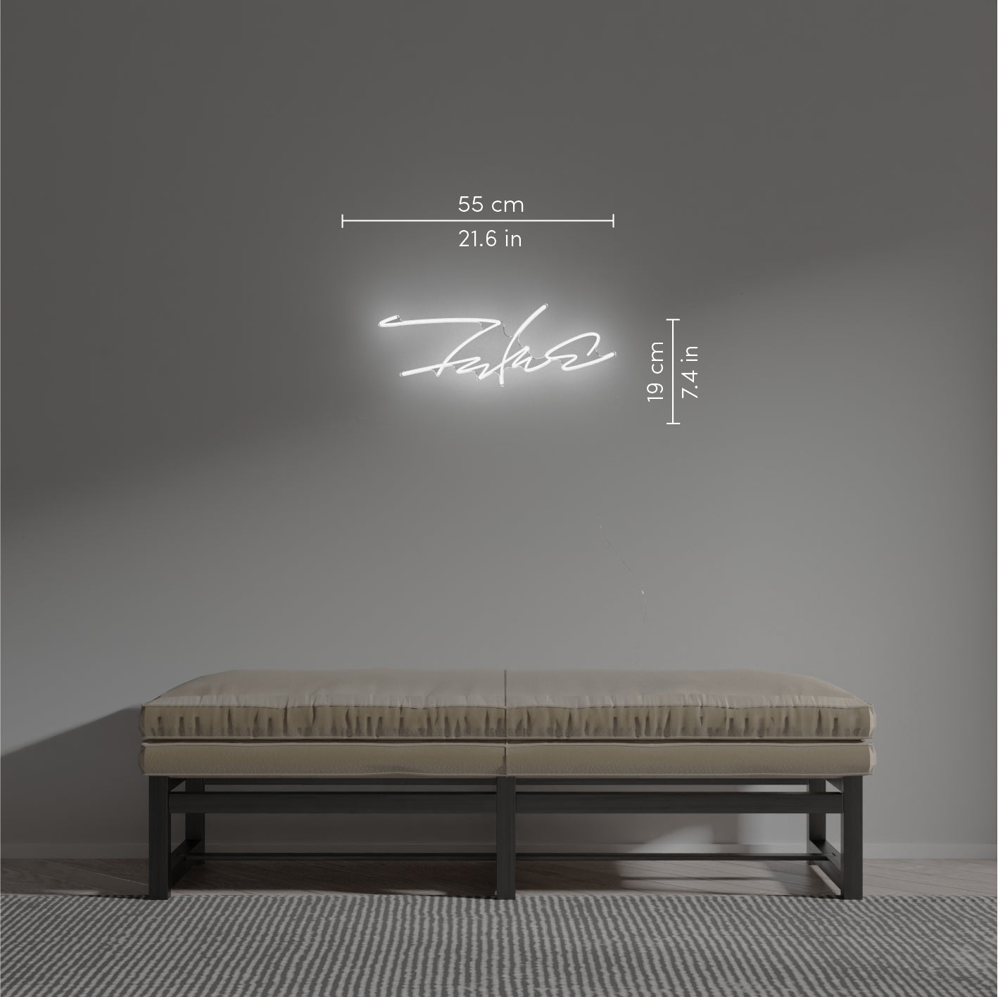 Signatura by Futura - LED neon sign - YELLOWPOP USA