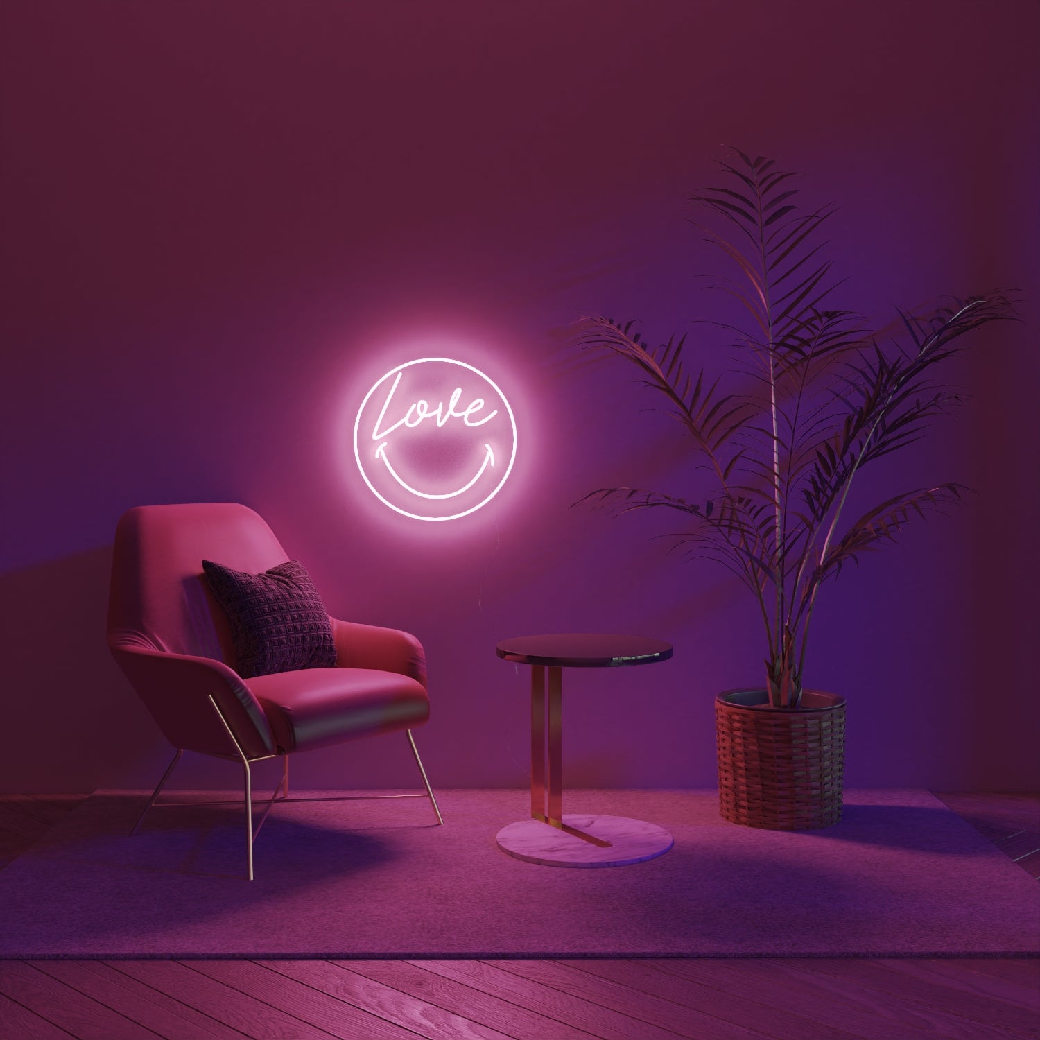 Love Smiley by Smiley, LED neon sign
