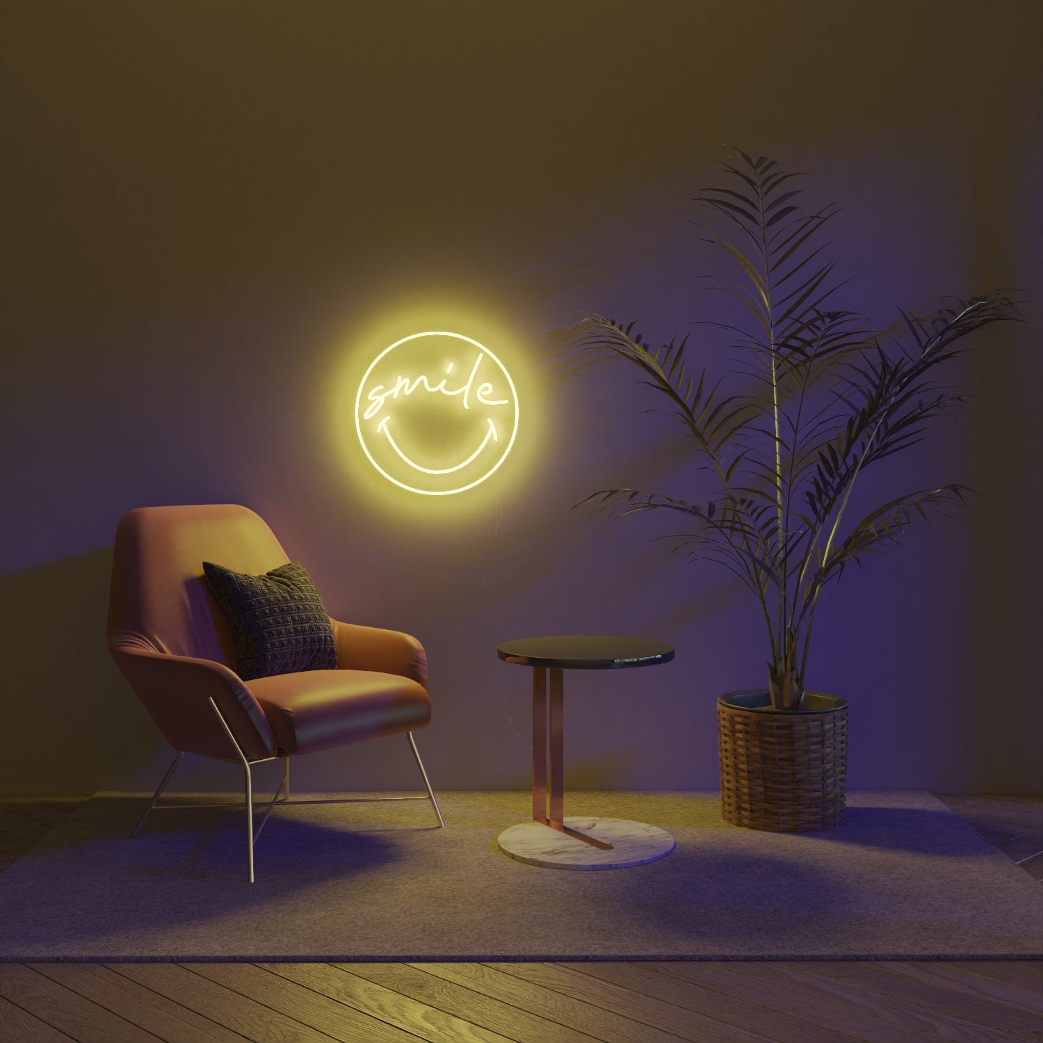 Smile Smiley by Smiley, LED neon sign